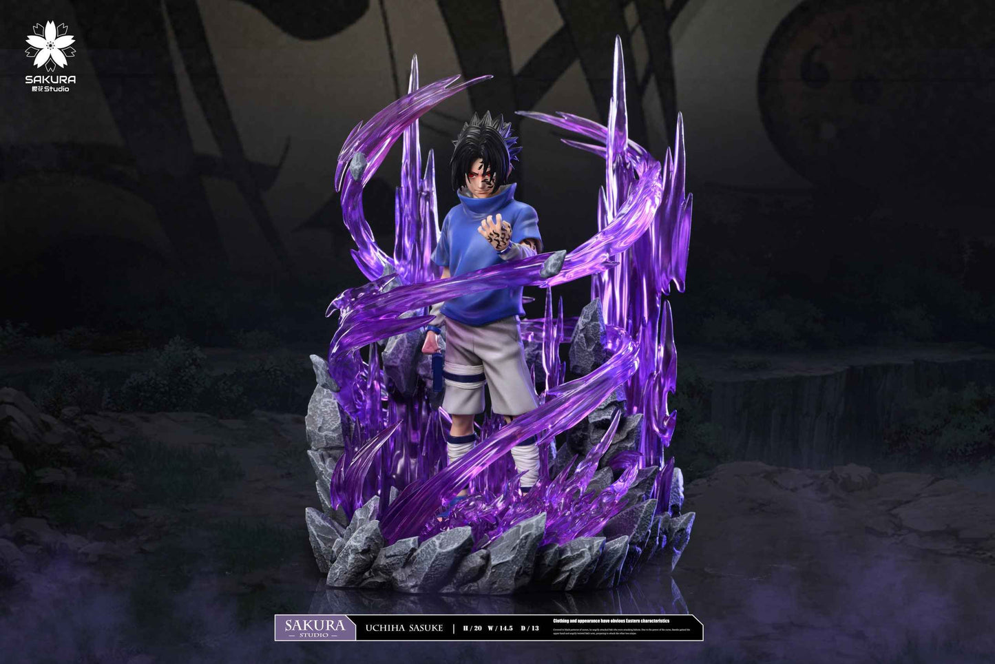 Naruto ~ Sakura Studio ~ Uchiha Sasuke ~ Resin Statue - Santoryu Resins Collectors