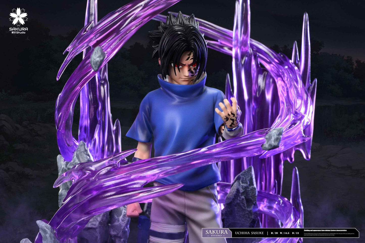 Naruto ~ Sakura Studio ~ Uchiha Sasuke ~ Resin Statue - Santoryu Resins Collectors