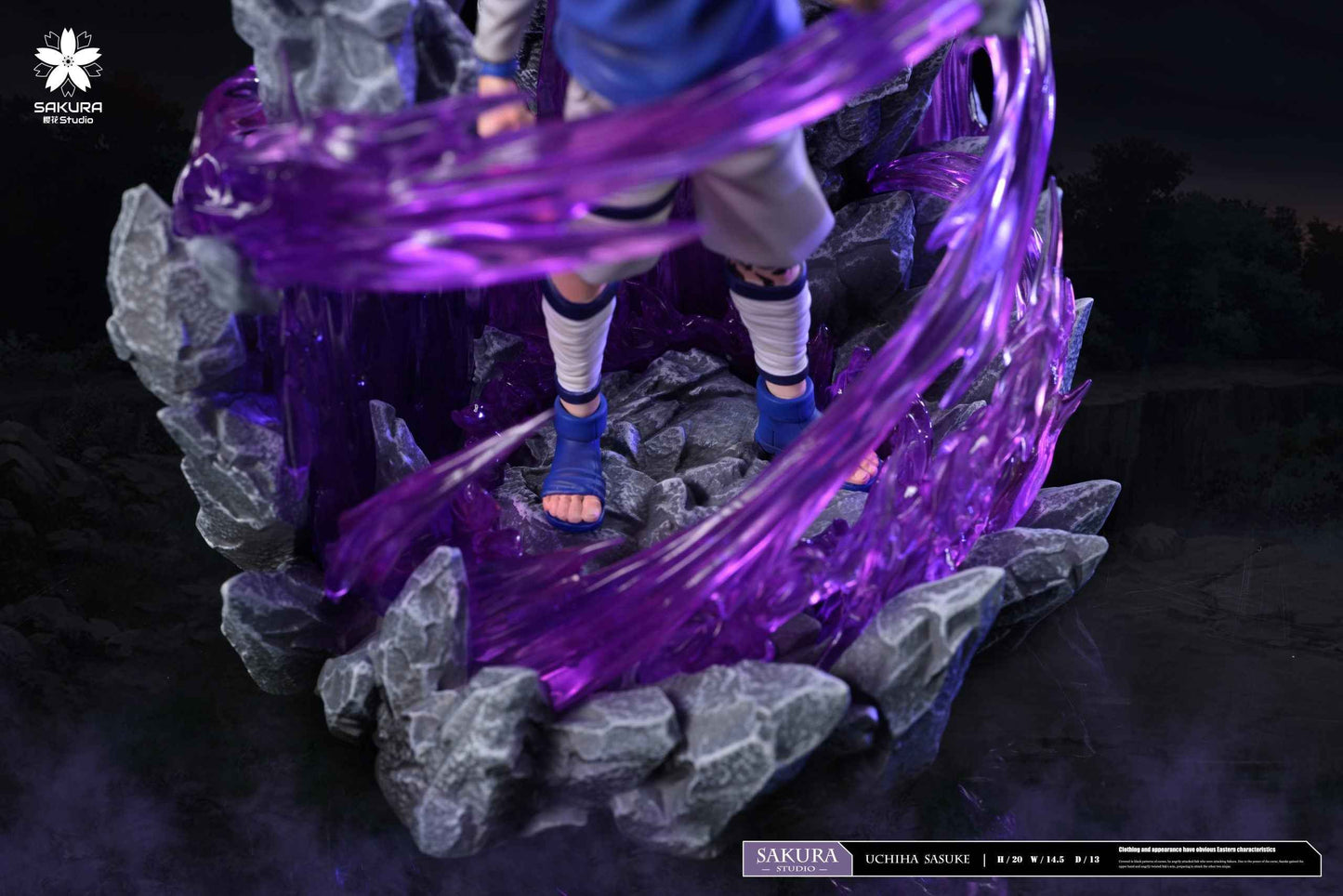 Naruto ~ Sakura Studio ~ Uchiha Sasuke ~ Resin Statue - Santoryu Resins Collectors