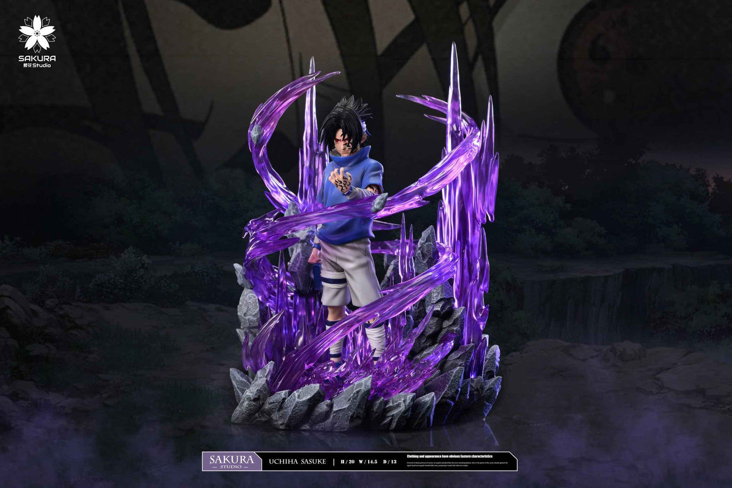 Naruto ~ Sakura Studio ~ Uchiha Sasuke ~ Resin Statue - Santoryu Resins Collectors