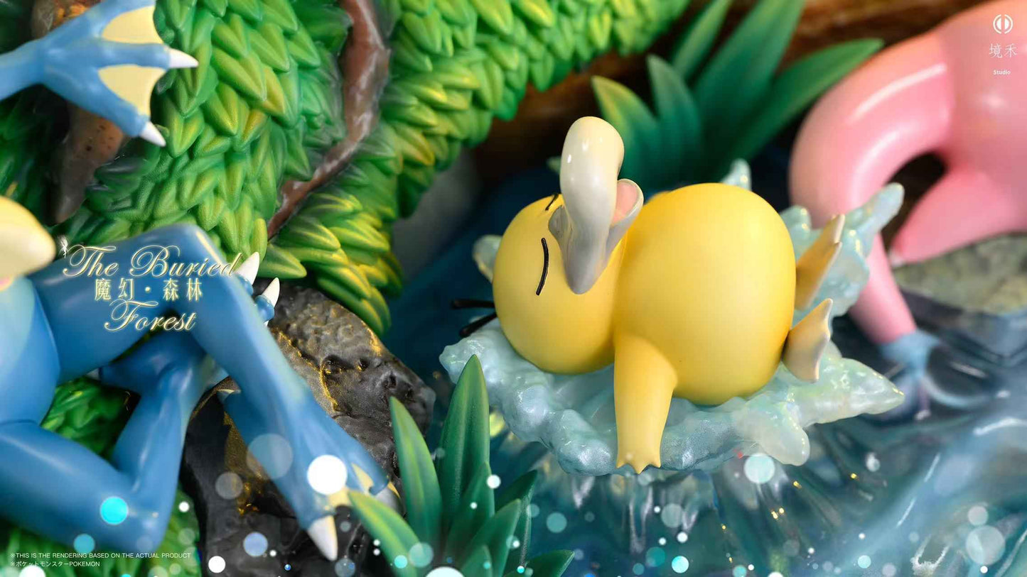 Pokémon ~ Jing He Studio ~ The Buried Forest ~ Resin Statue - Santoryu Resins Collectors
