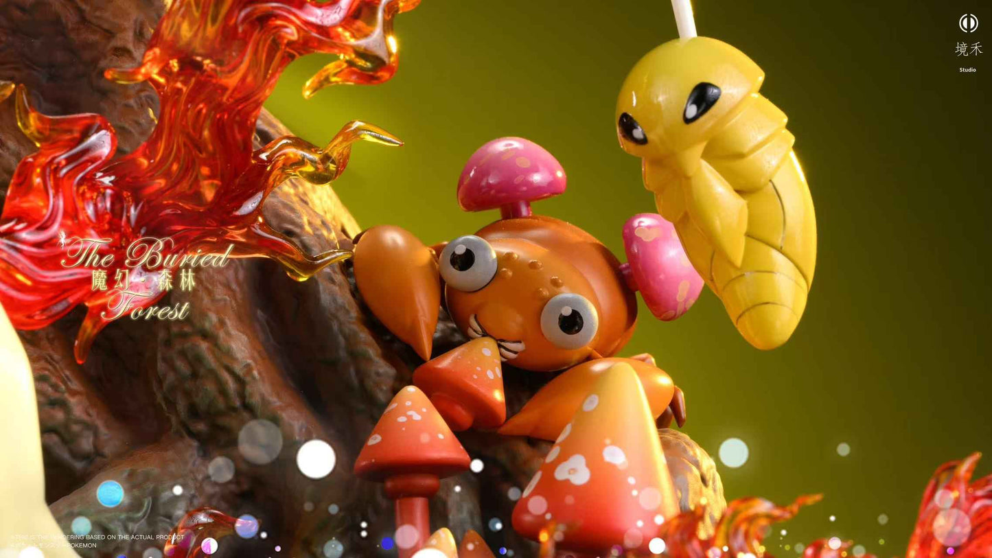 Pokémon ~ Jing He Studio ~ The Buried Forest ~ Resin Statue - Santoryu Resins Collectors