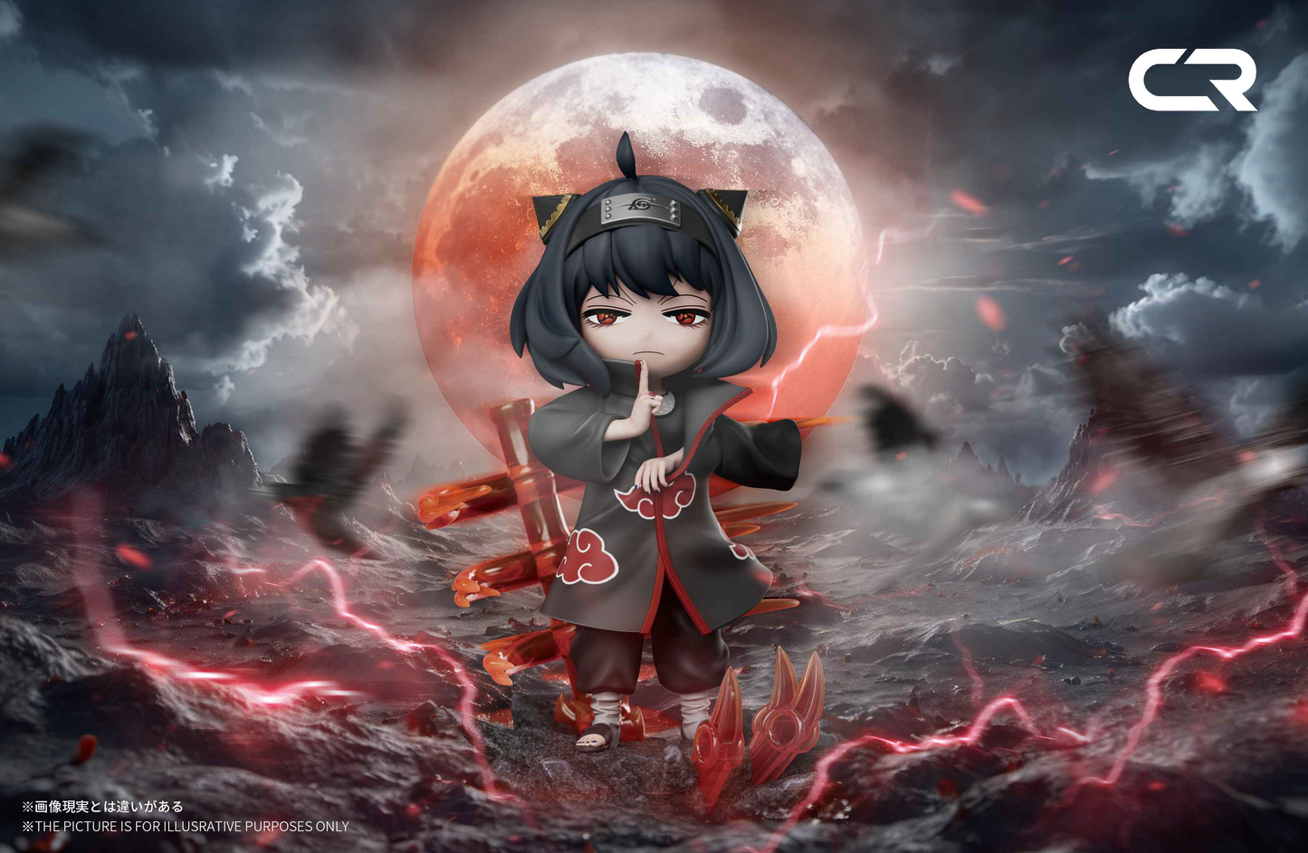 Spy x family ~ CR Studio ~ Anya Forger Cosplay Uchiha Itachi ~ Resin Statue - Santoryu Resins Collectors