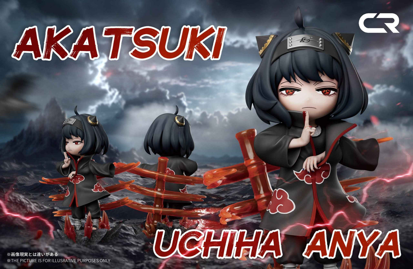 Spy x family ~ CR Studio ~ Anya Forger Cosplay Uchiha Itachi ~ Resin Statue - Santoryu Resins Collectors