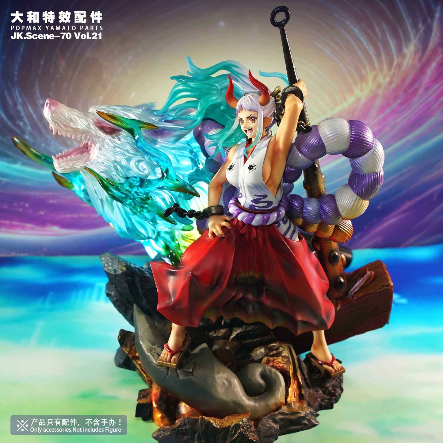 One Piece ~ JacksDo Studio ~ Special Effect Accessories for POP Maximum Yamato ~ Resin Statue - Santoryu Resins Collectors