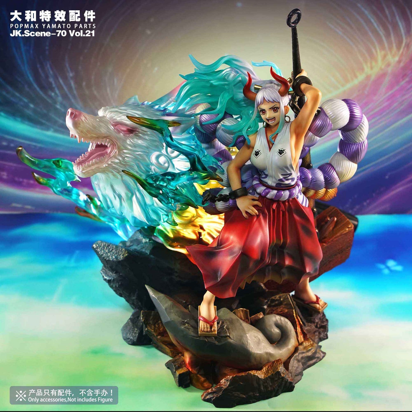 One Piece ~ JacksDo Studio ~ Special Effect Accessories for POP Maximum Yamato ~ Resin Statue - Santoryu Resins Collectors