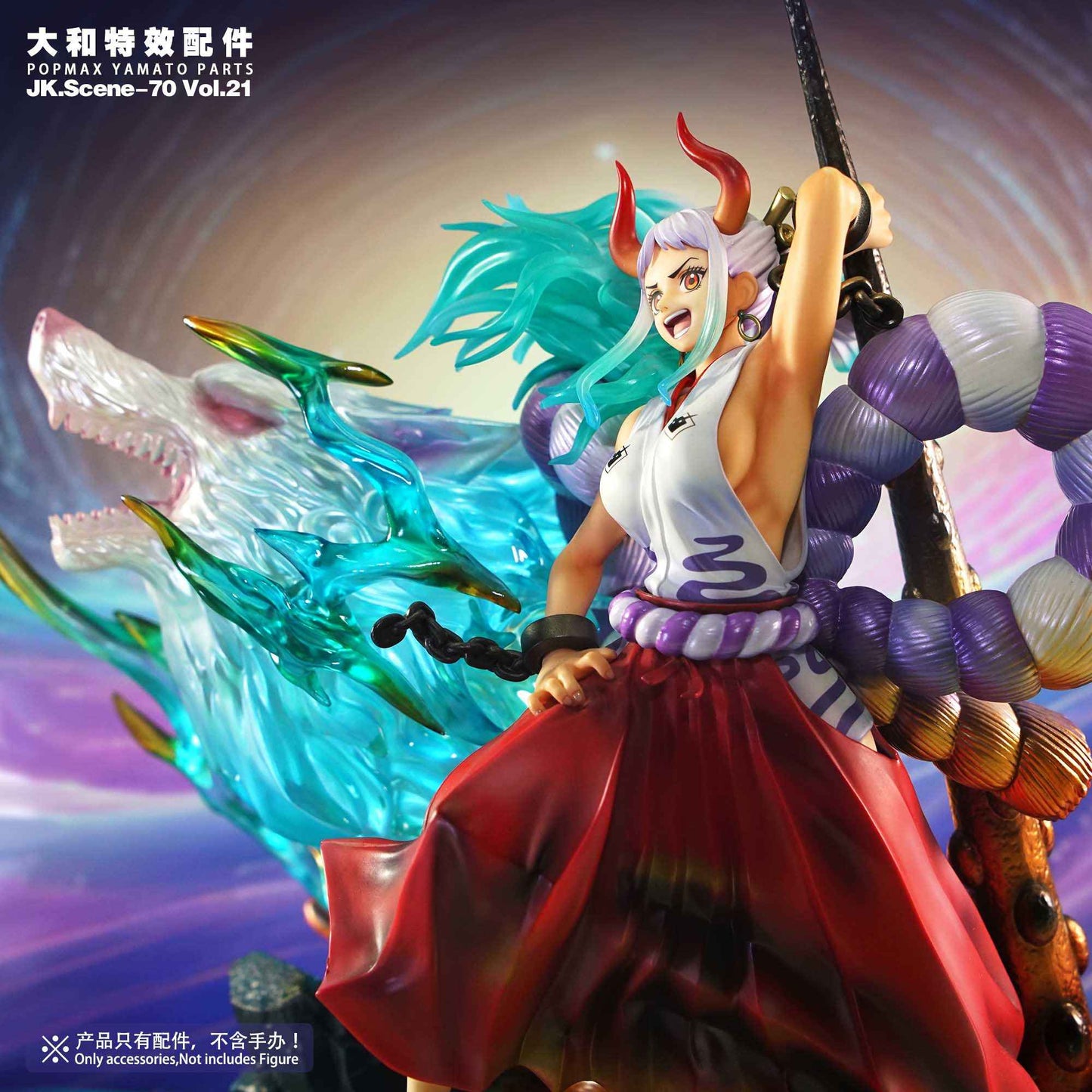 One Piece ~ JacksDo Studio ~ Special Effect Accessories for POP Maximum Yamato ~ Resin Statue - Santoryu Resins Collectors