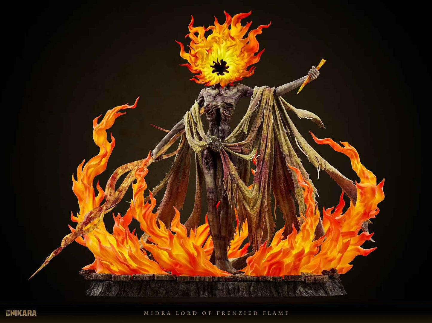 Elden Ring ~ Chikara Studio ~ Lord Of Frenzied Flame Midra ~ Resin Statue - Santoryu Resins Collectors