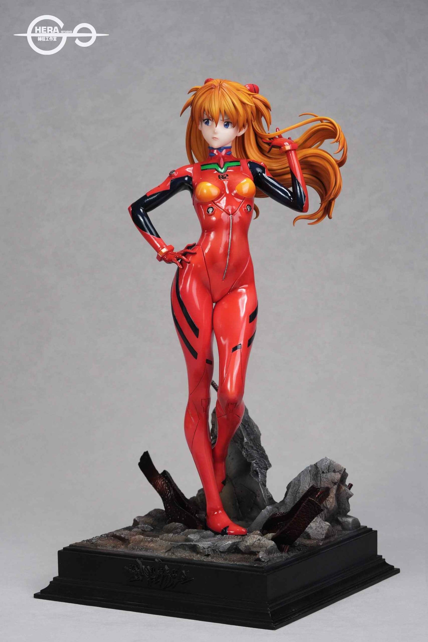 Neon Genesis Evangelion HeRa Studio Soryu Asuka Langley & Ayanami Rei Resin Statue - Santoryu Resins Collectors