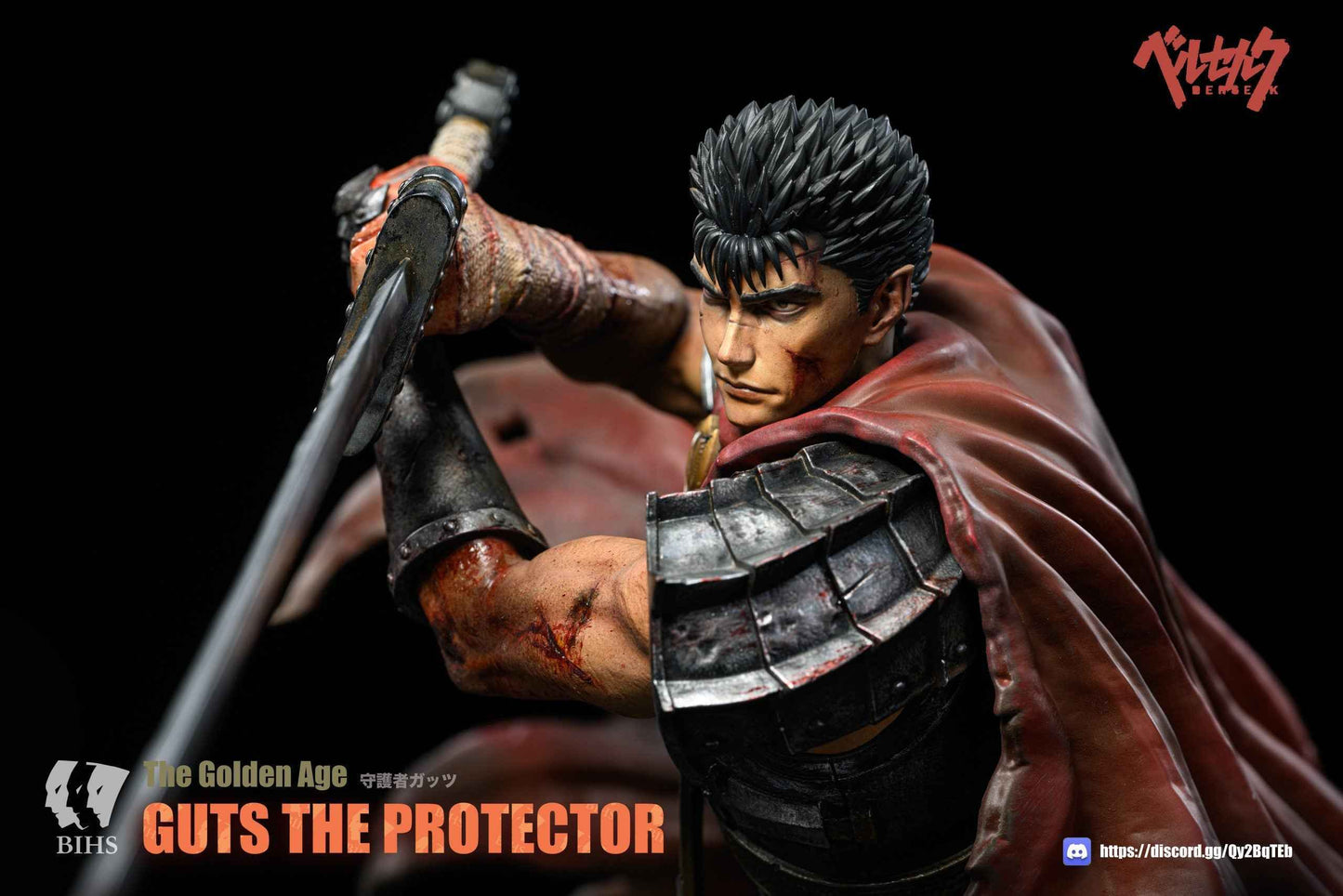 Berserk BIHS Studio Guts The Protector Resin Statue - Santoryu Resins Collectors