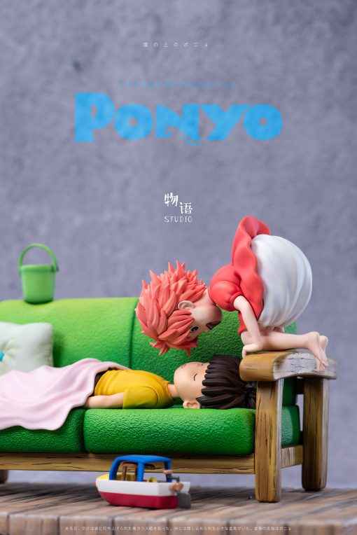 Ponyo on the Cliff by the Sea ~ Wu Yu Studio ~ Hayao Miyazaki: Ponyo & Sosuke ~ Resin Statue - Santoryu Resins Collectors