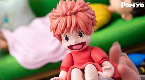 Ponyo on the Cliff by the Sea ~ Wu Yu Studio ~ Hayao Miyazaki: Ponyo & Sosuke ~ Resin Statue - Santoryu Resins Collectors