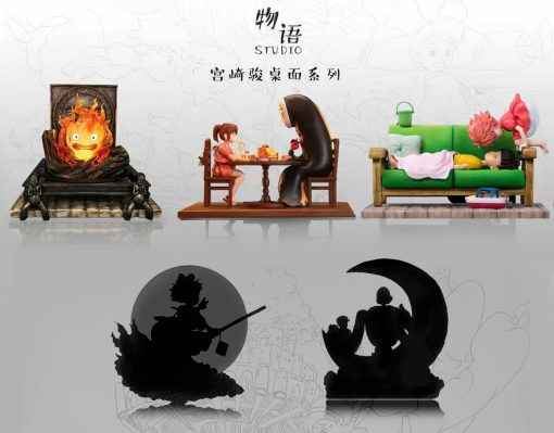 Ponyo on the Cliff by the Sea ~ Wu Yu Studio ~ Hayao Miyazaki: Ponyo & Sosuke ~ Resin Statue - Santoryu Resins Collectors