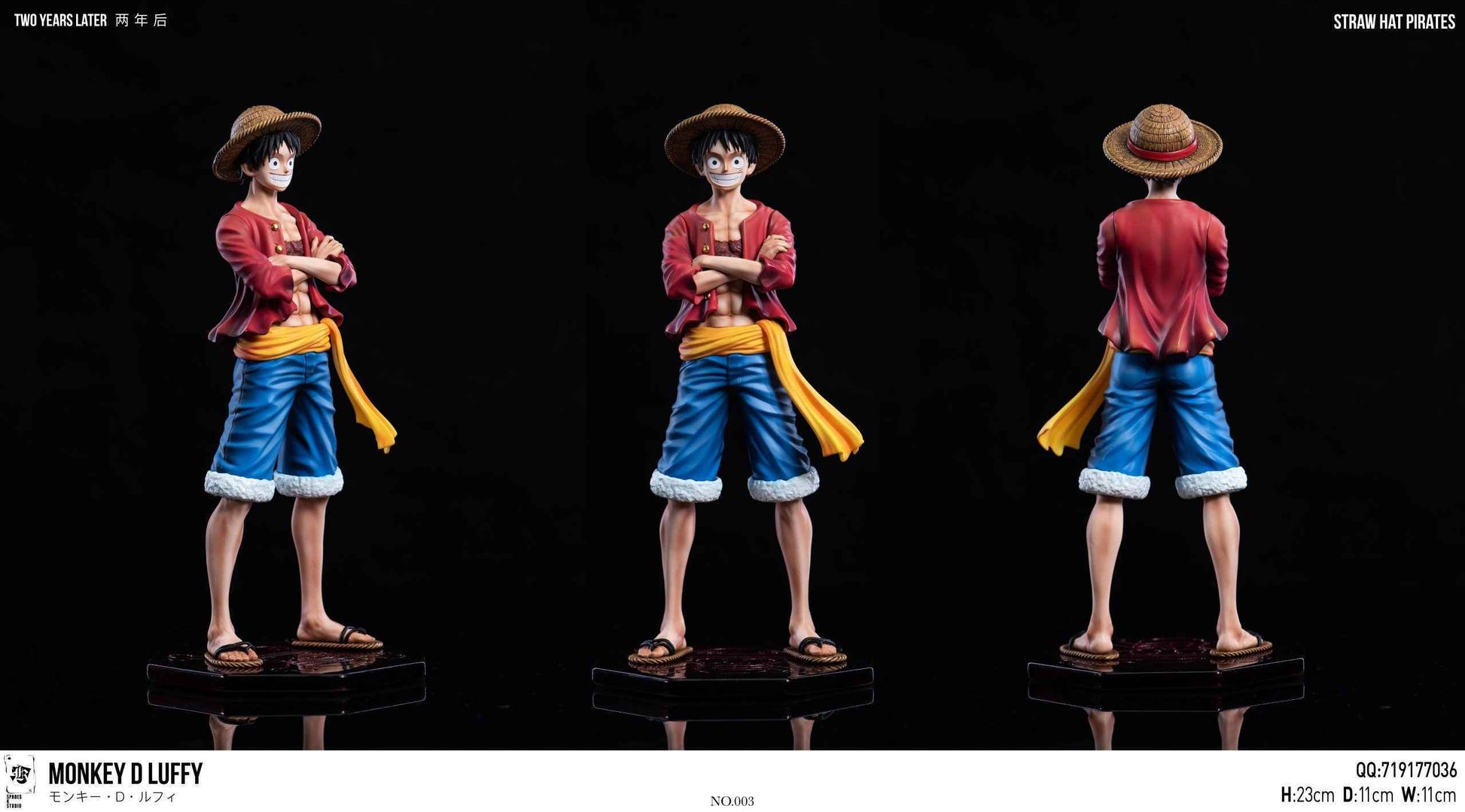 One Piece SPADES K SPK Studio Monkey D. Luffy & Lucy Resin Statue