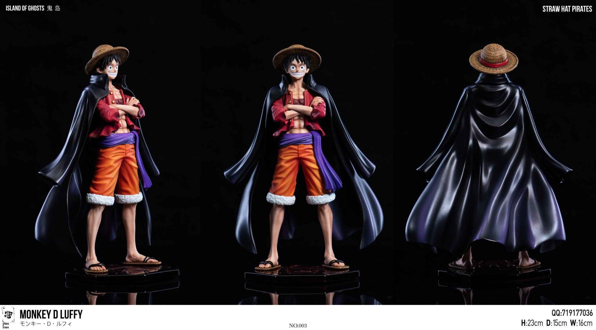 One Piece SPADES K SPK Studio Monkey D. Luffy & Lucy Resin Statue