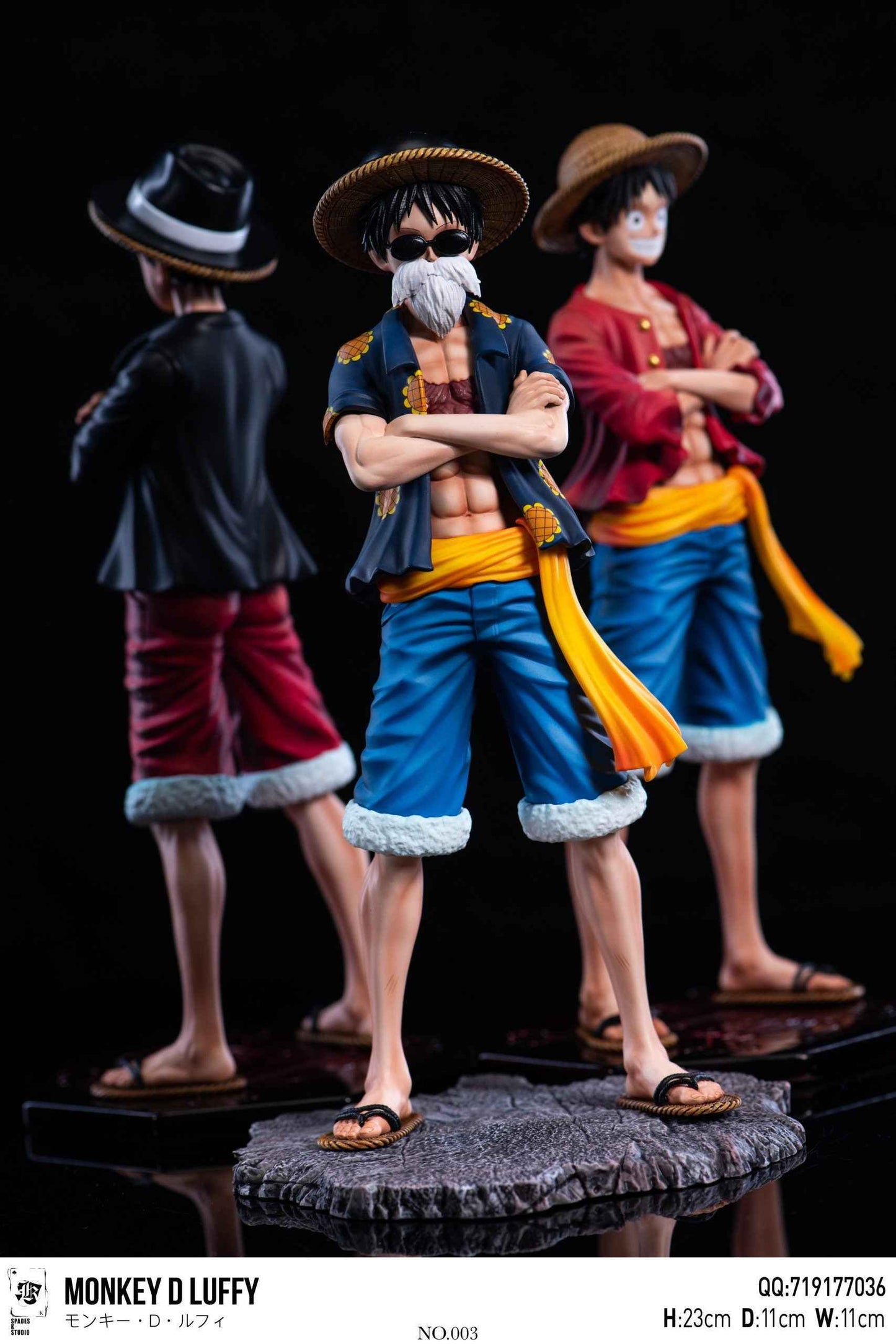 One Piece SPADES K SPK Studio Monkey D. Luffy & Lucy Resin Statue