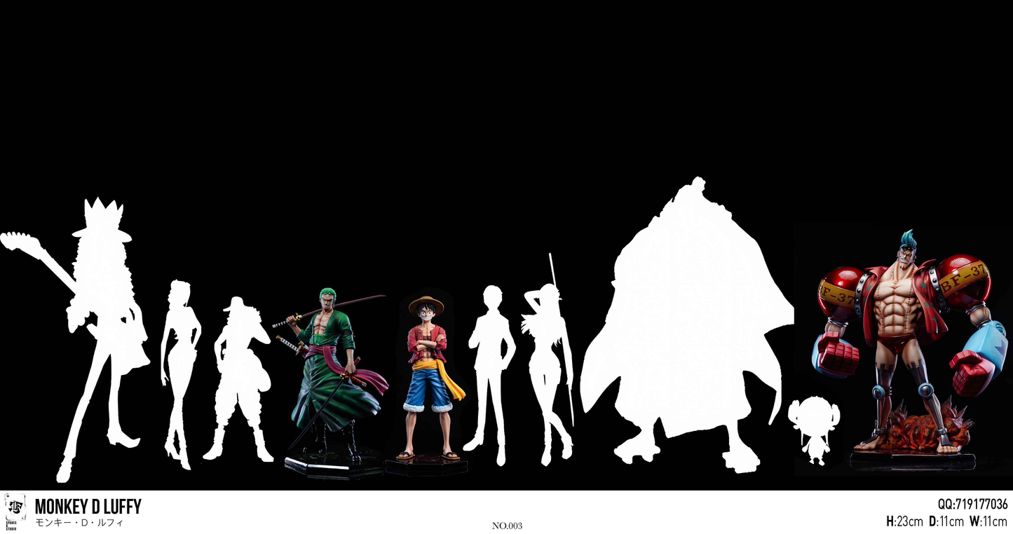 One Piece SPADES K SPK Studio Monkey D. Luffy & Lucy Resin Statue