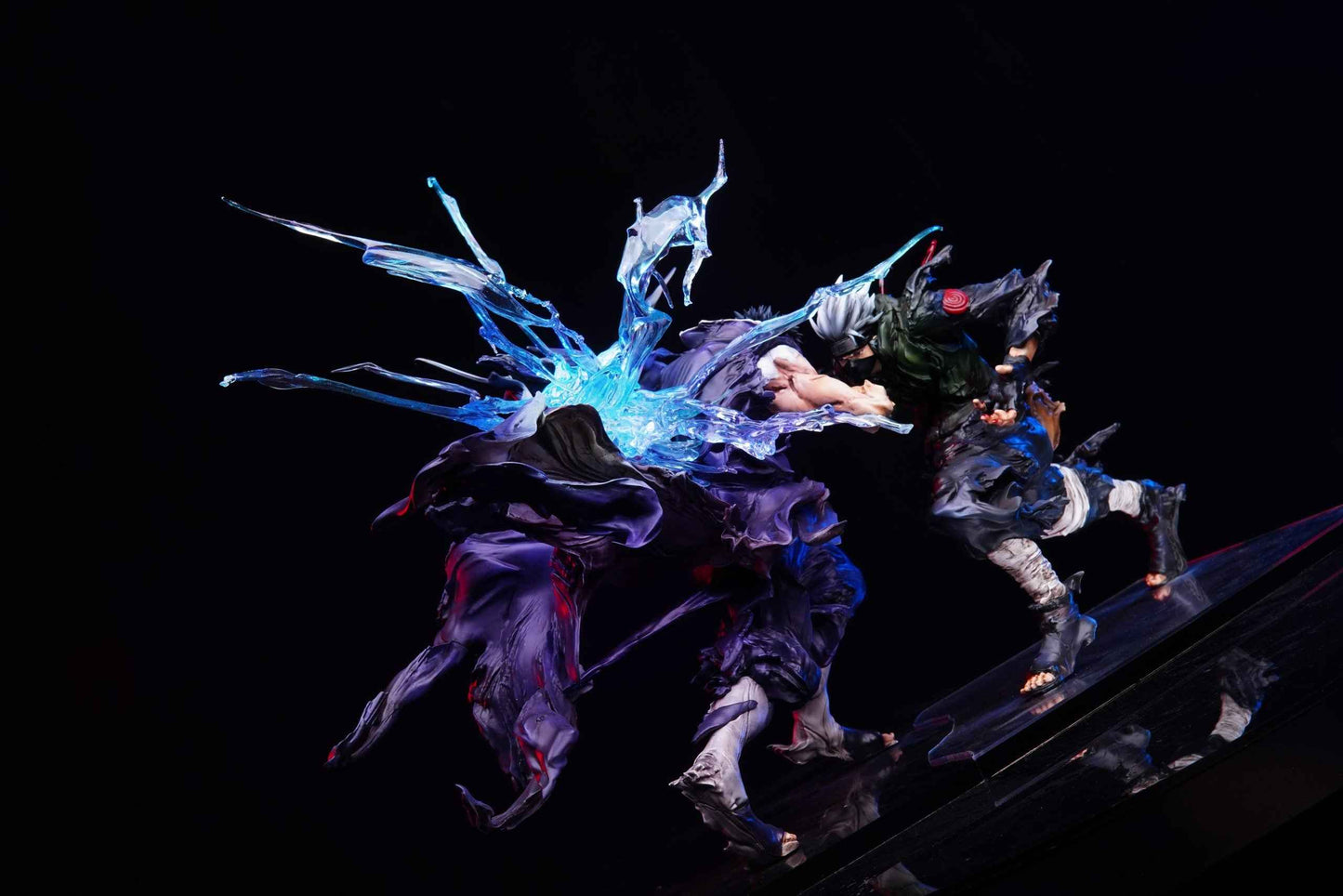Naruto ~ Iron Curtain Studio ~ Kakashi vs. Obito's Fateful Duel ~ Resin Statue - Santoryu Resins Collectors