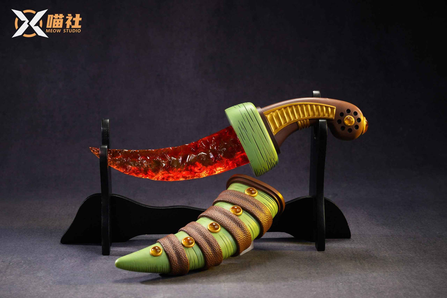 One Piece ~ Meow Studio ~ Portgas D. Ace’s Dagger Weapon ~ Resin Cosplay Accessory - Santoryu Resins Collectors