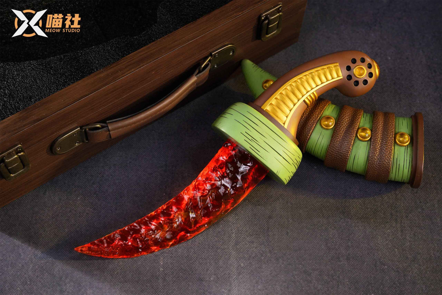 One Piece ~ Meow Studio ~ Portgas D. Ace’s Dagger Weapon ~ Resin Cosplay Accessory - Santoryu Resins Collectors