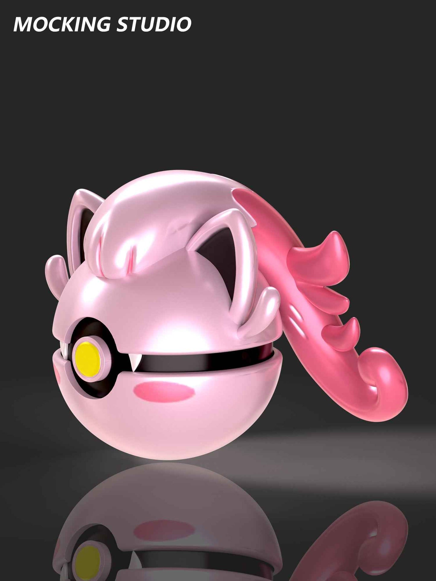 Pokémon ~ Mocking Studio ~ Scream Tail Poké Ball ~ Resin Statue - Santoryu Resins Collectors