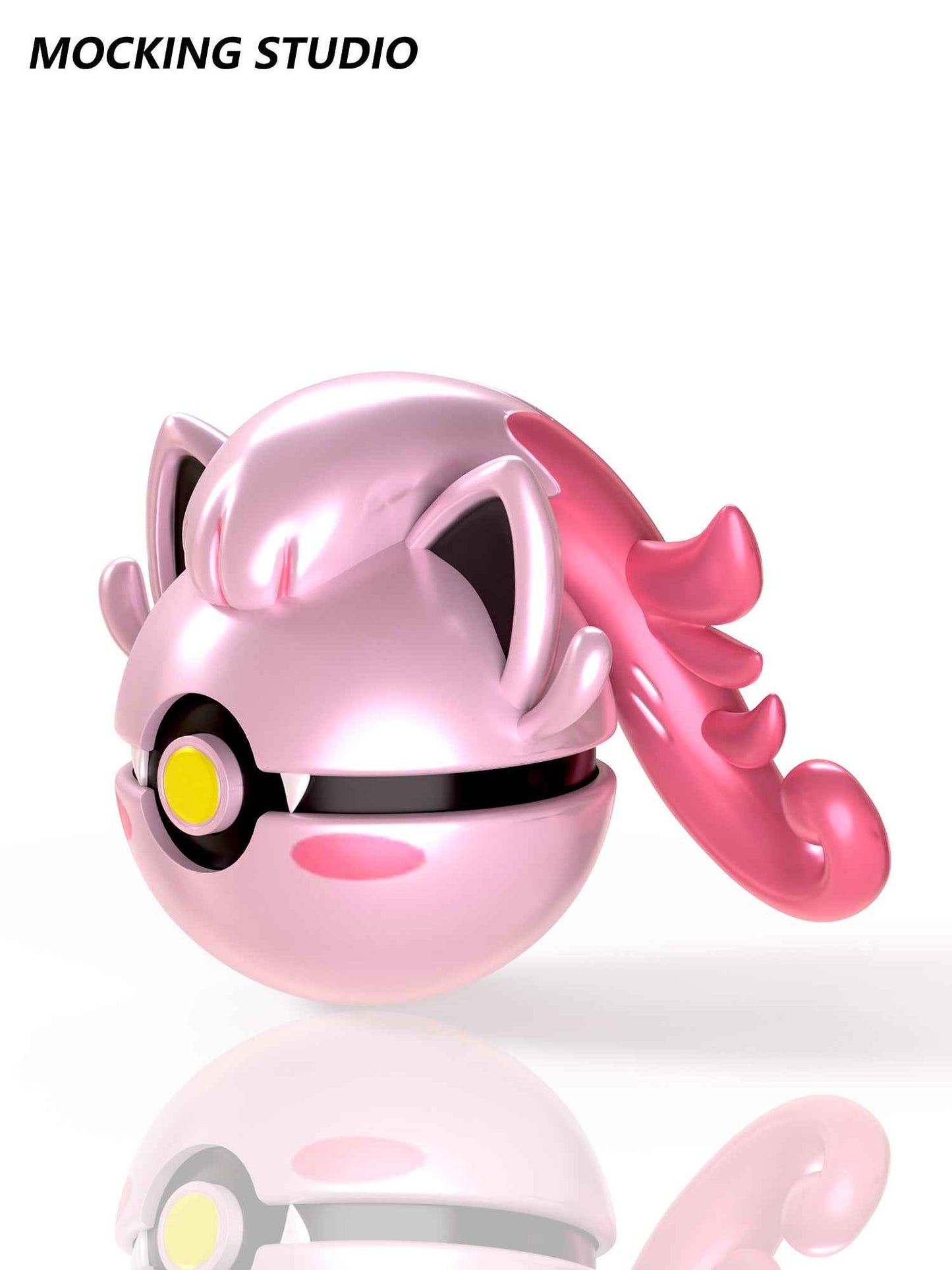 Pokémon ~ Mocking Studio ~ Scream Tail Poké Ball ~ Resin Statue - Santoryu Resins Collectors