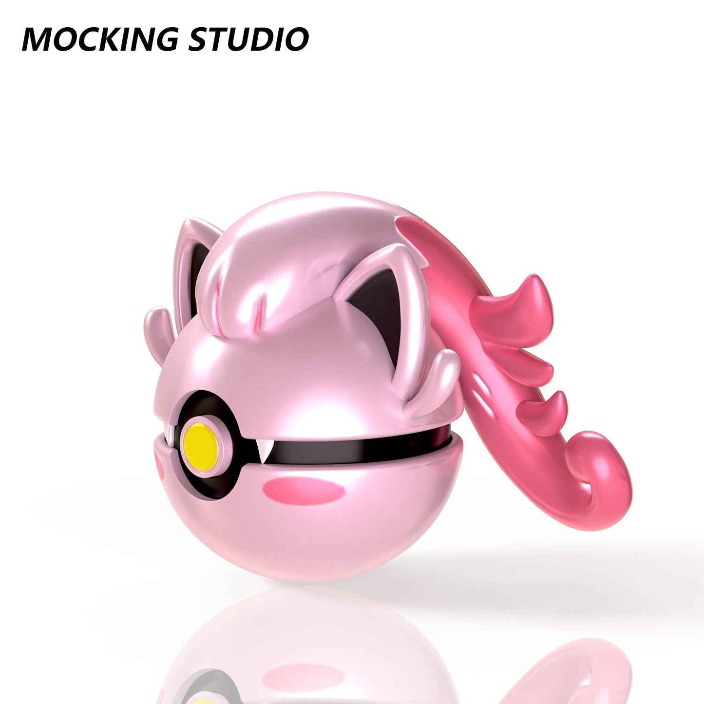 Pokémon ~ Mocking Studio ~ Scream Tail Poké Ball ~ Resin Statue - Santoryu Resins Collectors