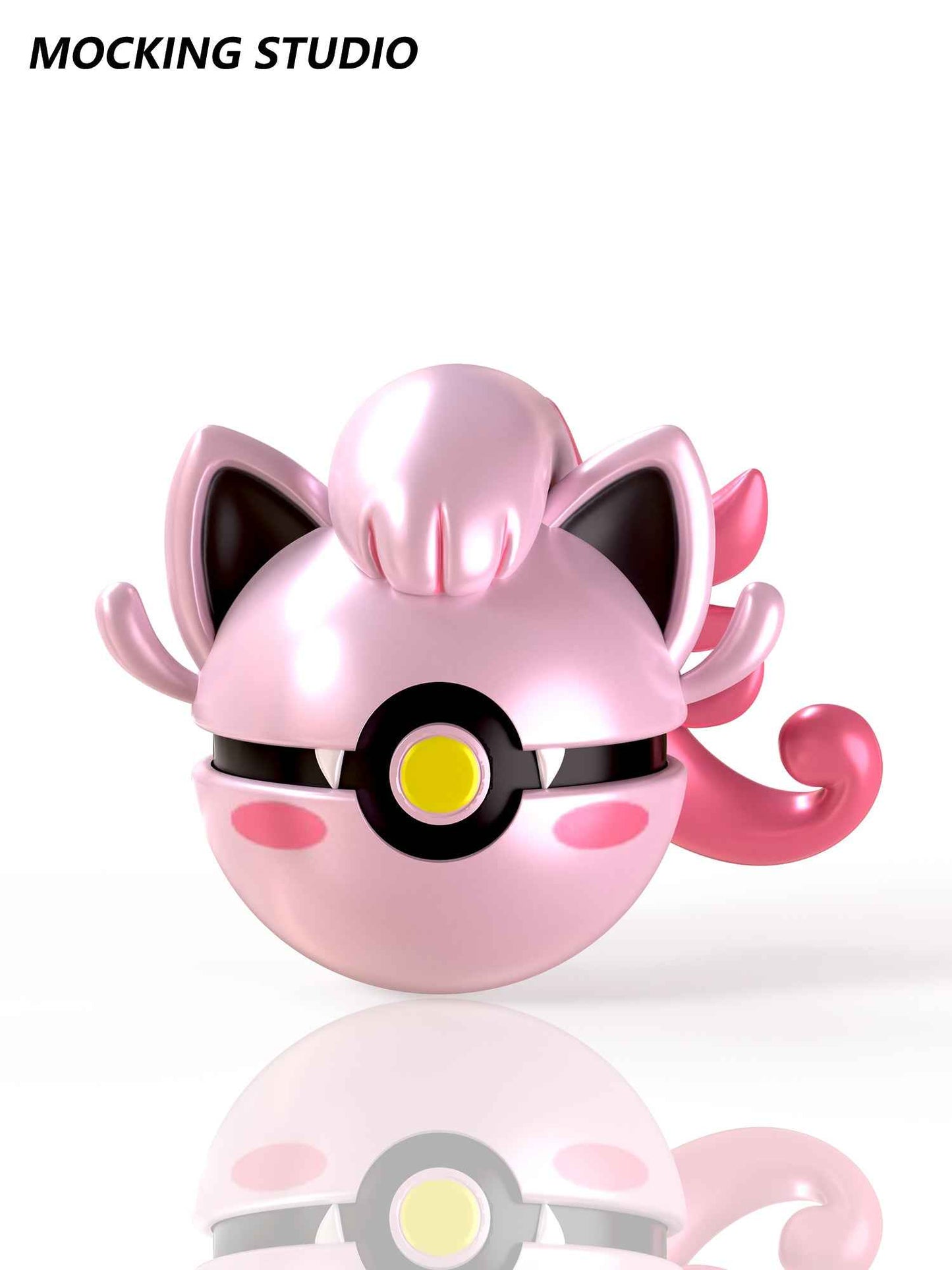 Pokémon ~ Mocking Studio ~ Scream Tail Poké Ball ~ Resin Statue - Santoryu Resins Collectors