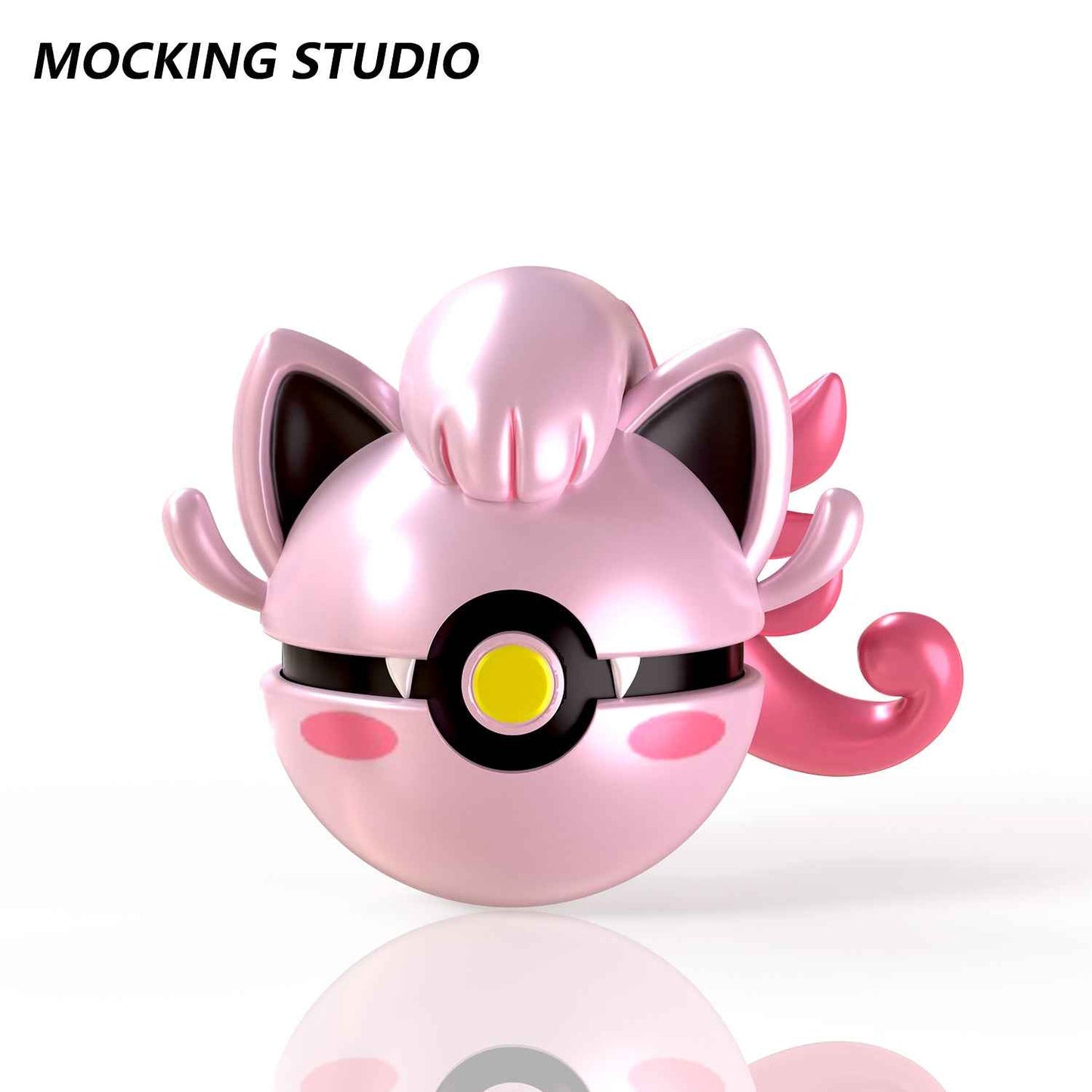 Pokémon ~ Mocking Studio ~ Scream Tail Poké Ball ~ Resin Statue - Santoryu Resins Collectors