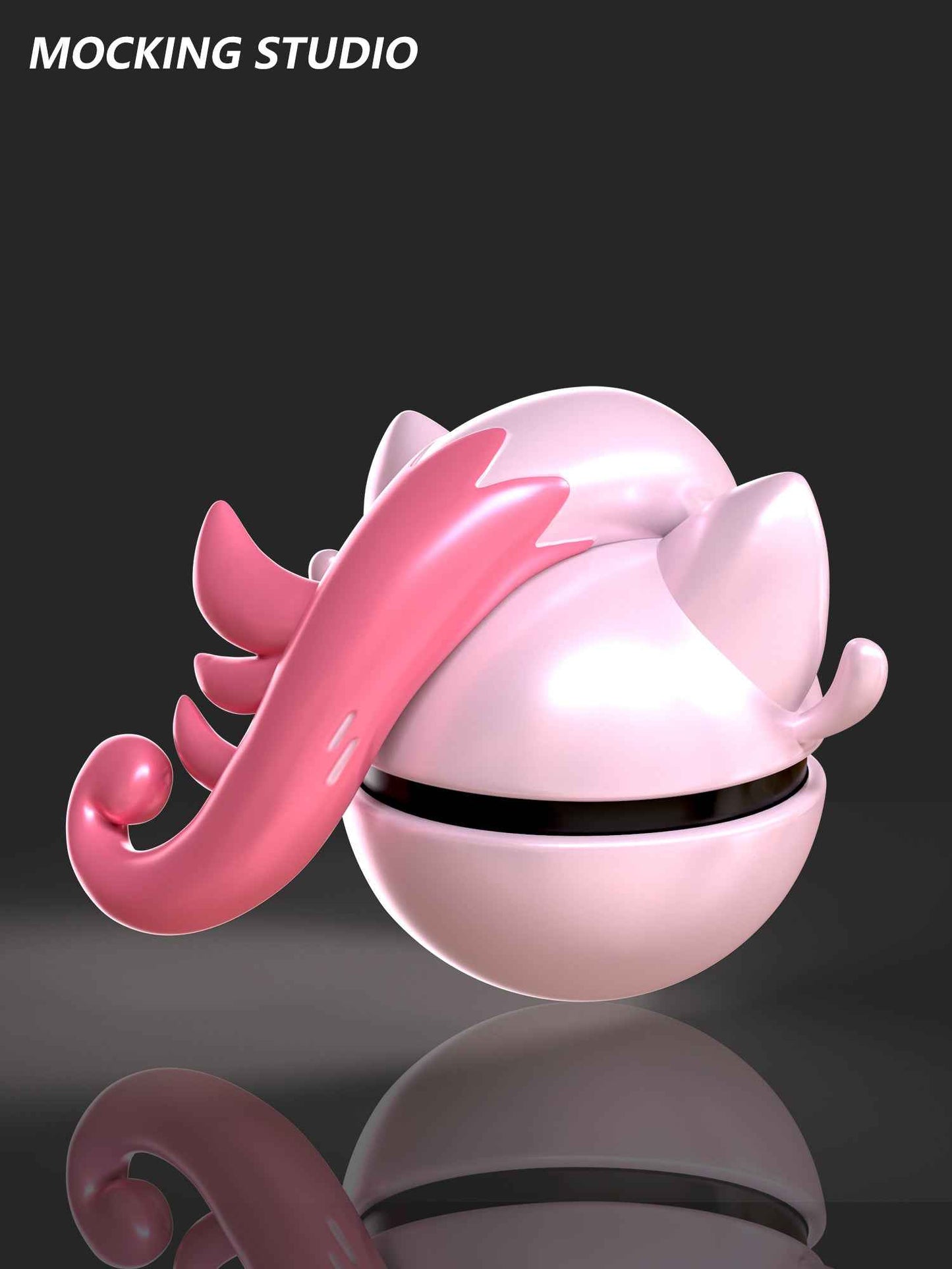 Pokémon ~ Mocking Studio ~ Scream Tail Poké Ball ~ Resin Statue - Santoryu Resins Collectors