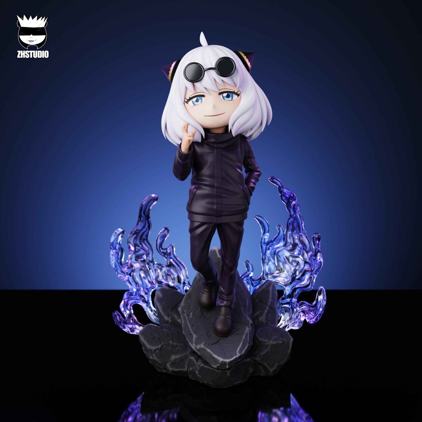 Spy x Family ~ ZH Studio ~ Anya Forger Cosplay Gojo Satoru ~ Resin Statue - Santoryu Resins Collectors