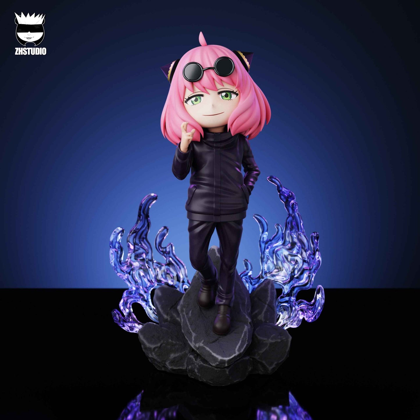 Spy x Family ~ ZH Studio ~ Anya Forger Cosplay Gojo Satoru ~ Resin Statue - Santoryu Resins Collectors