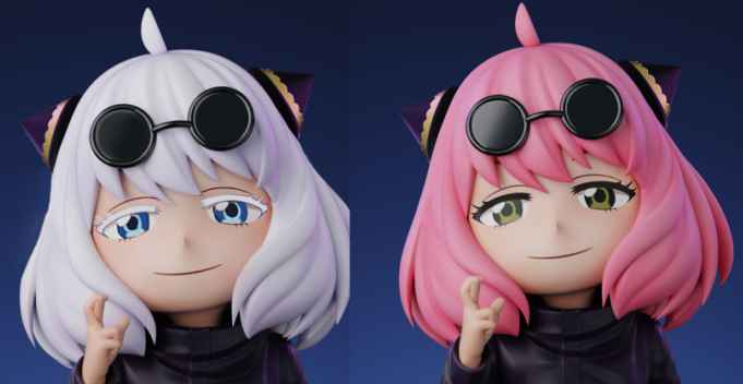Spy x Family ~ ZH Studio ~ Anya Forger Cosplay Gojo Satoru ~ Resin Statue - Santoryu Resins Collectors