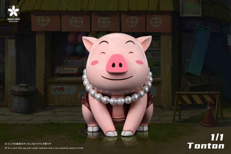 Naruto ~ SAKURA Studio ~ Tonton: Tsunade's ninja pig ~ Resin Statue - Santoryu Resins Collectors
