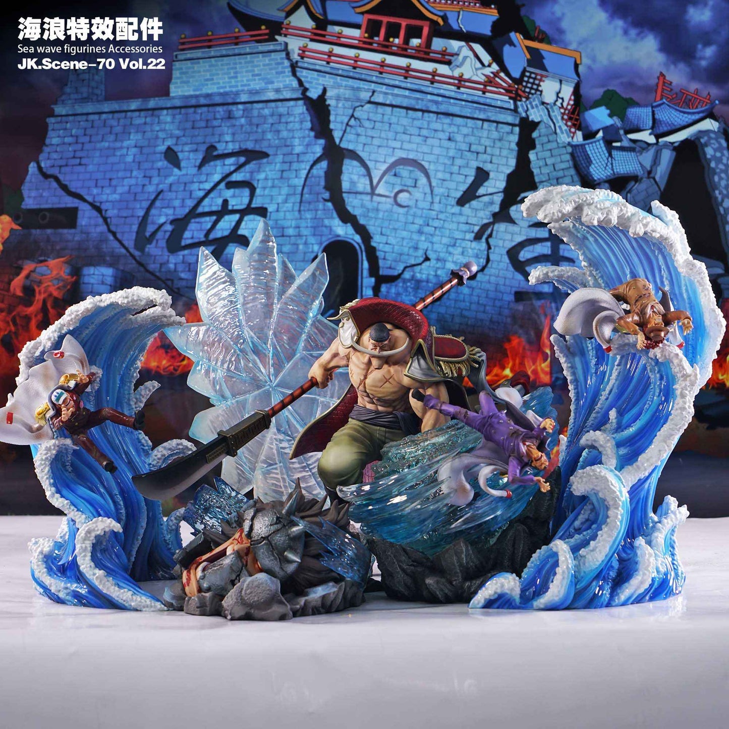 One Piece ~ Jacksdo Studio ~ Special Effect Wave Accessories JK.Scene-70 Vol.22 ~ Resin Statue - Santoryu Resins Collectors