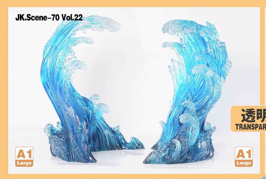 One Piece ~ Jacksdo Studio ~ Special Effect Wave Accessories JK.Scene-70 Vol.22 ~ Resin Statue - Santoryu Resins Collectors