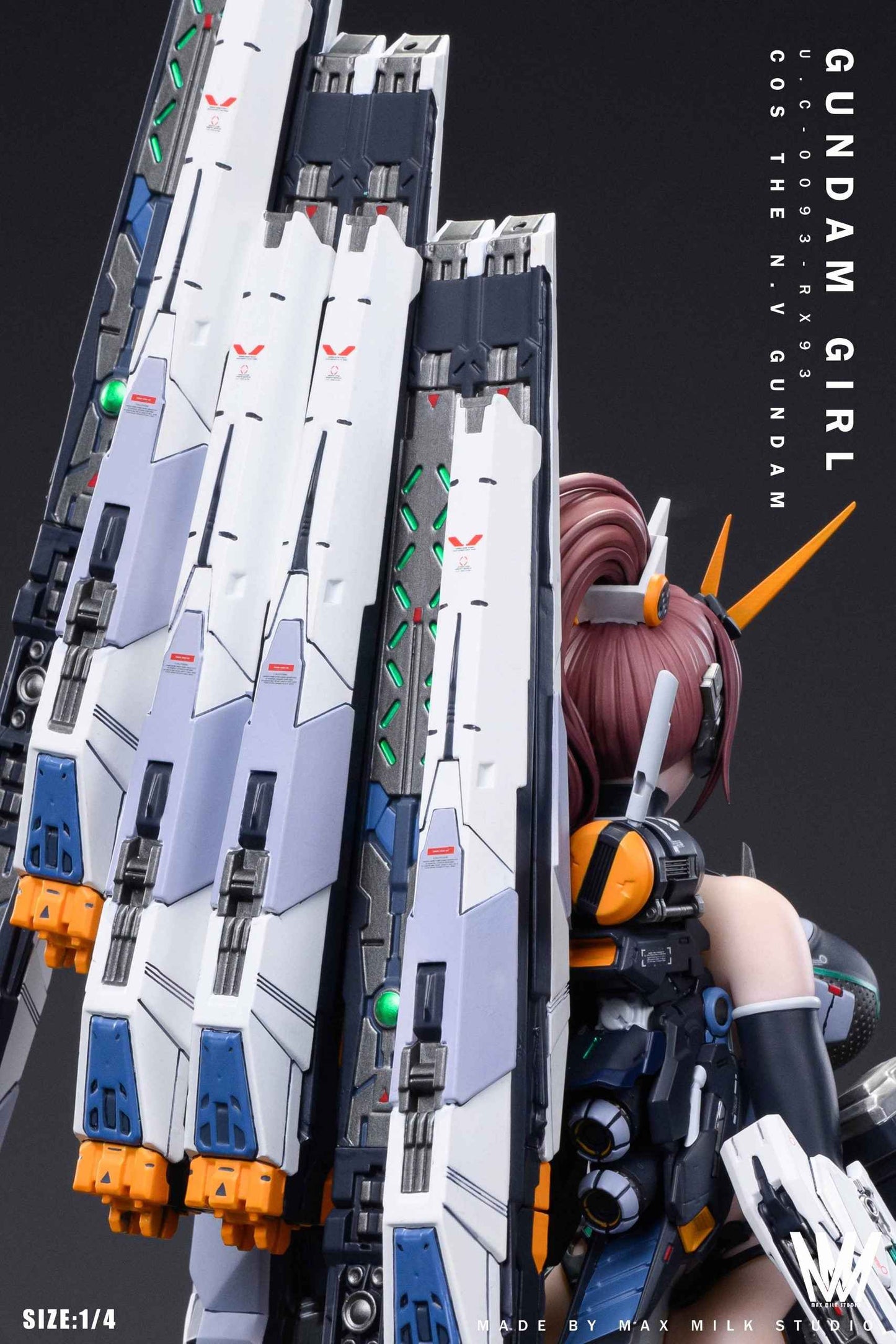 Gundam ~ Max Milk Studio ~ Gundam Girl Cosplay GUNDAM RX-93 JN4.0 ~ Resin Statue - Santoryu Resins Collectors