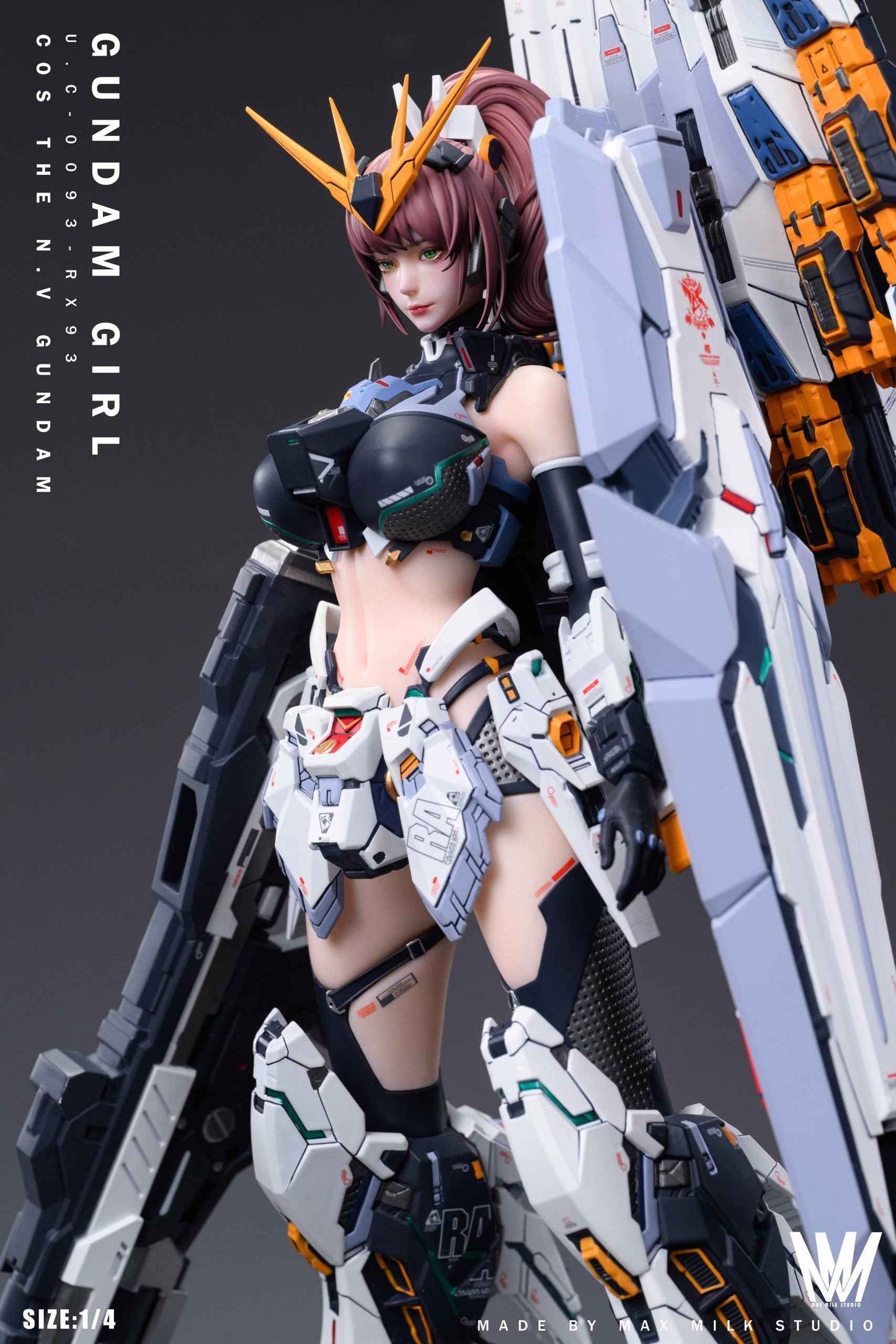 Gundam ~ Max Milk Studio ~ Gundam Girl Cosplay GUNDAM RX-93 JN4.0 ~ Resin Statue - Santoryu Resins Collectors