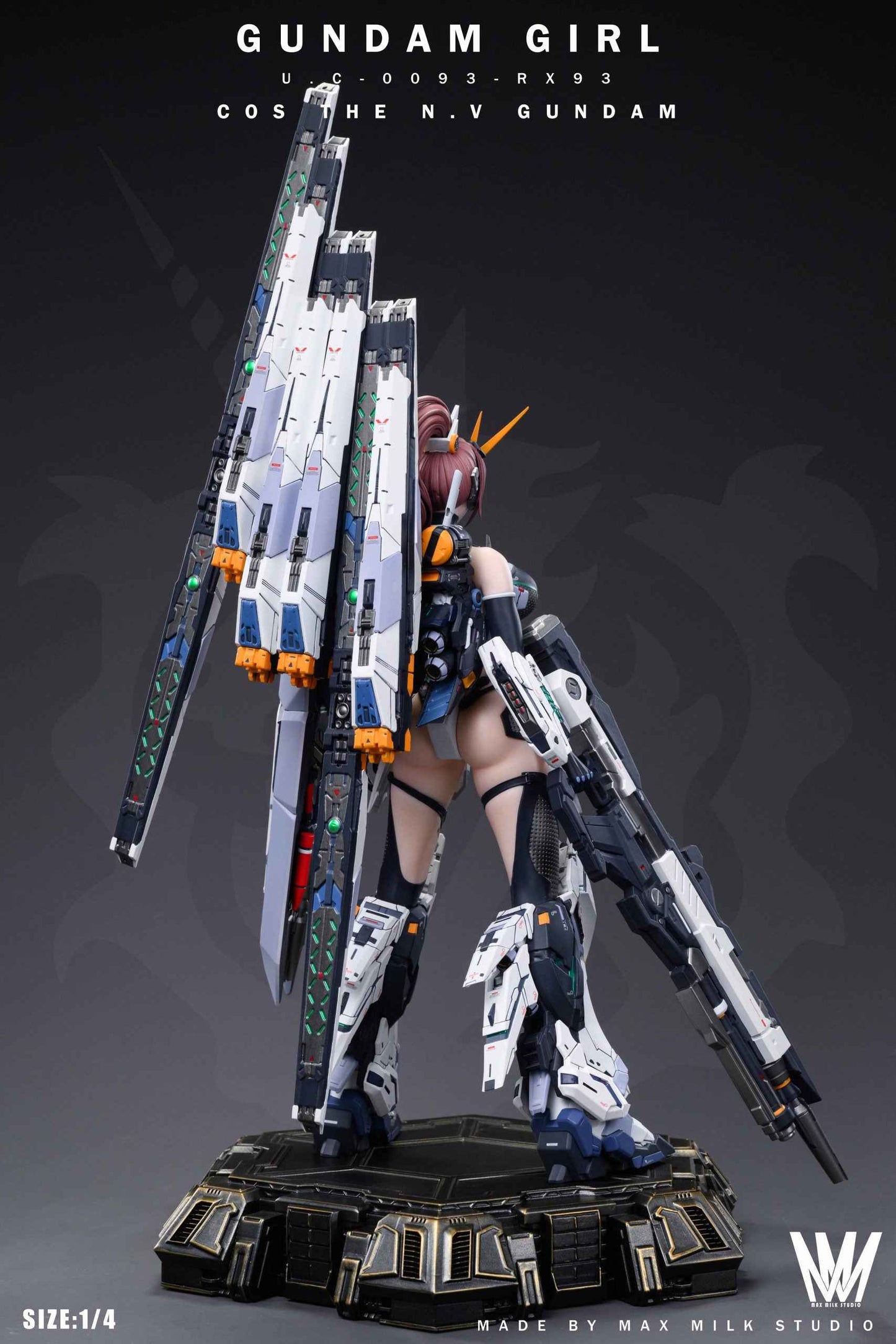 Gundam ~ Max Milk Studio ~ Gundam Girl Cosplay GUNDAM RX-93 JN4.0 ~ Resin Statue - Santoryu Resins Collectors