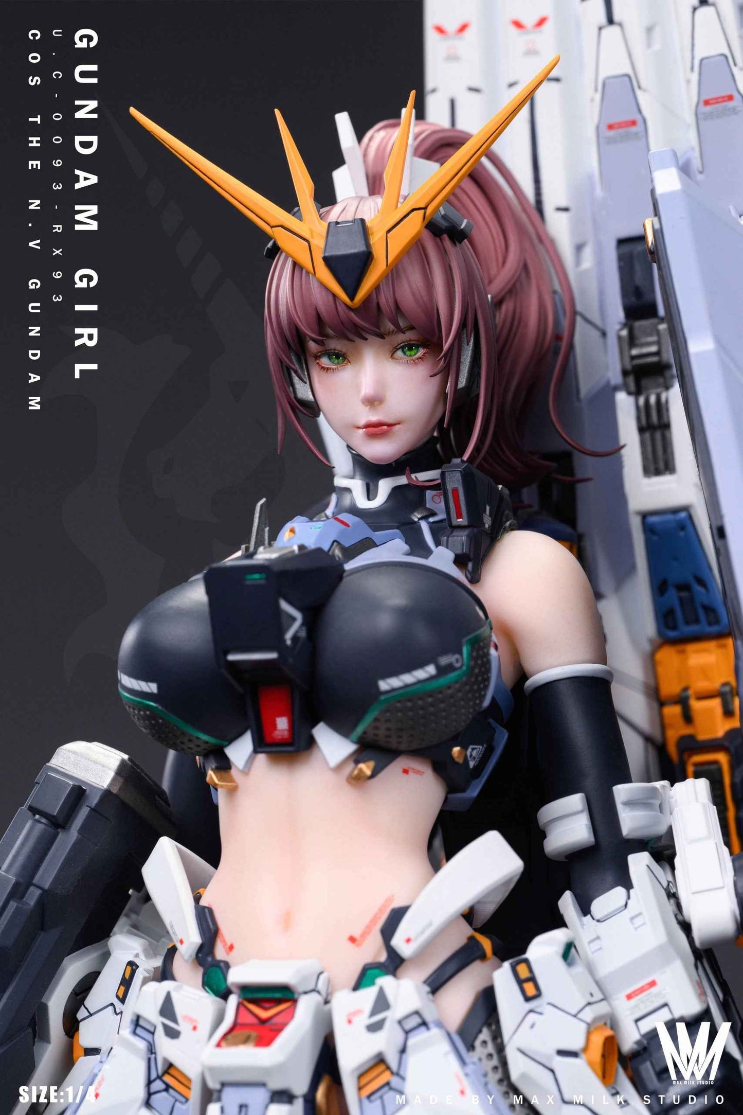Gundam ~ Max Milk Studio ~ Gundam Girl Cosplay GUNDAM RX-93 JN4.0 ~ Resin Statue - Santoryu Resins Collectors