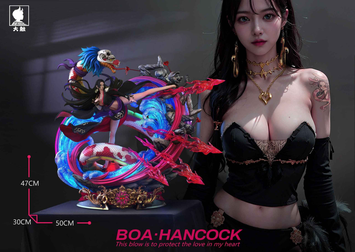 One Piece ~ Big Feeler Studio ~ Boa Hancock Movie Version ~ Resin Statue - Santoryu Resins Collectors
