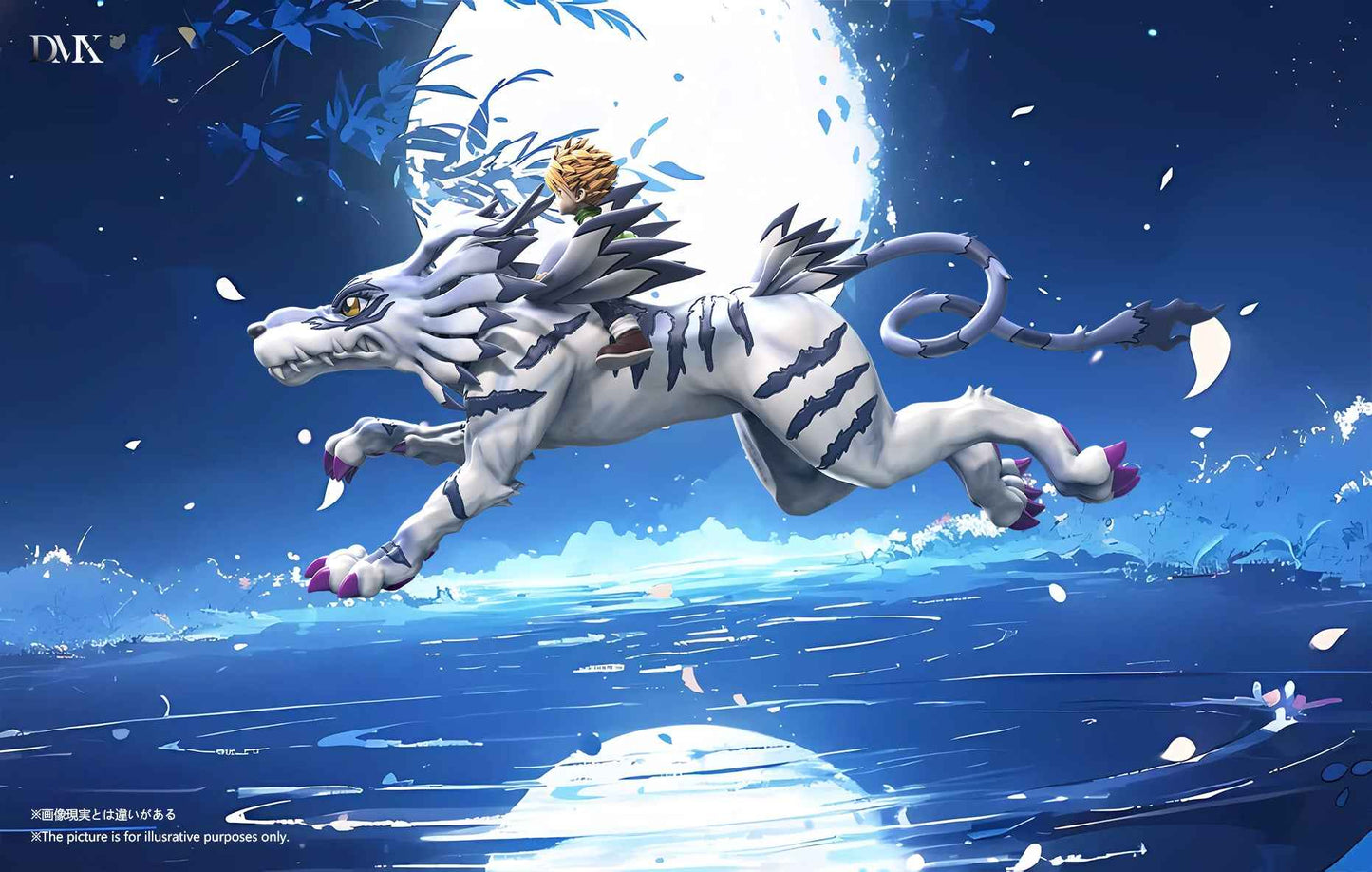 Digimon ~ DMX Studio ~ Garurumon & Yamato Ishida ~ Resin Statue - Santoryu Resins Collectors