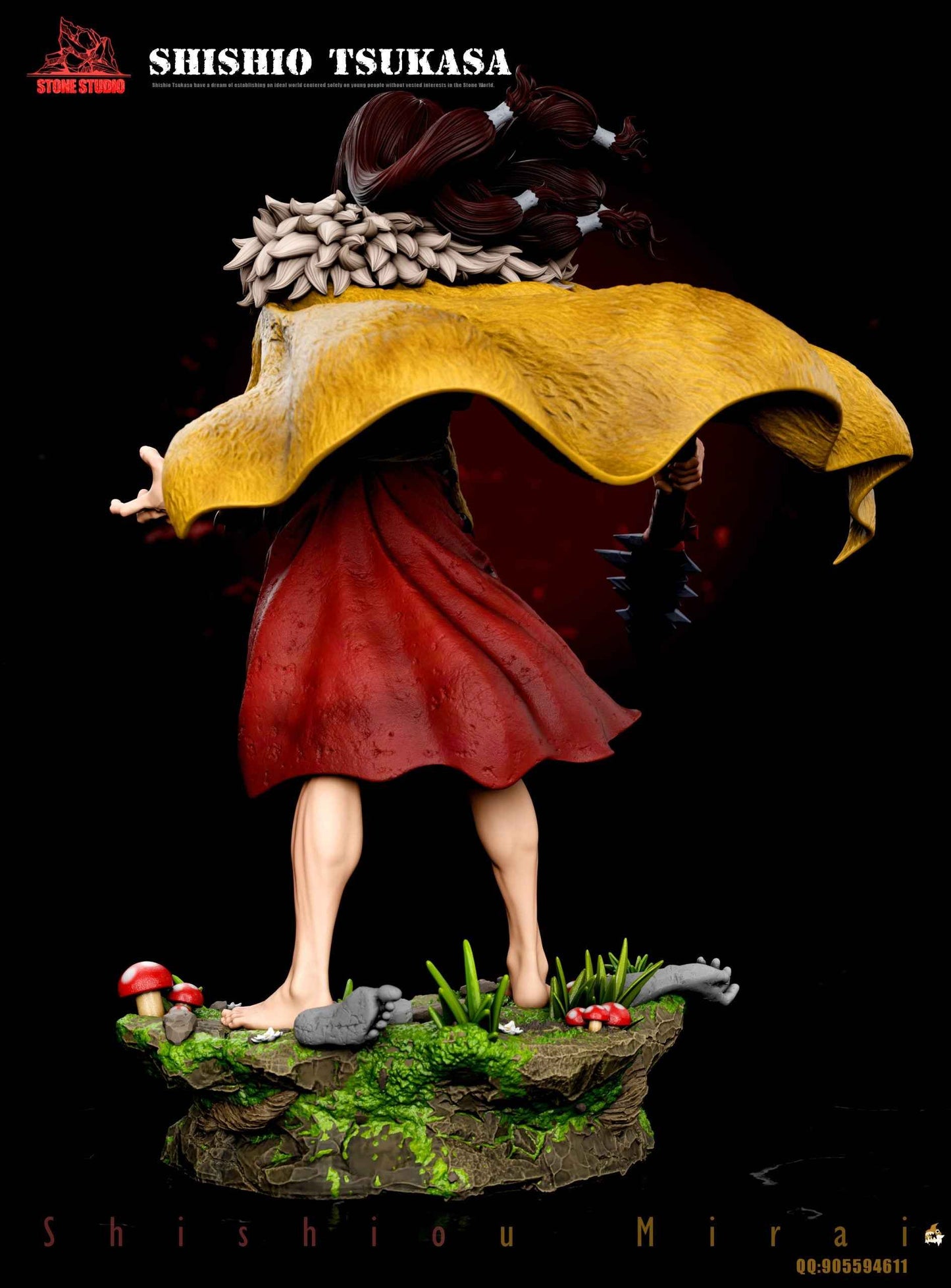 Dr. Stone ~ Stone Studio ~ Shishio Tsukasa ~ Resin Statue - Santoryu Resins Collectors