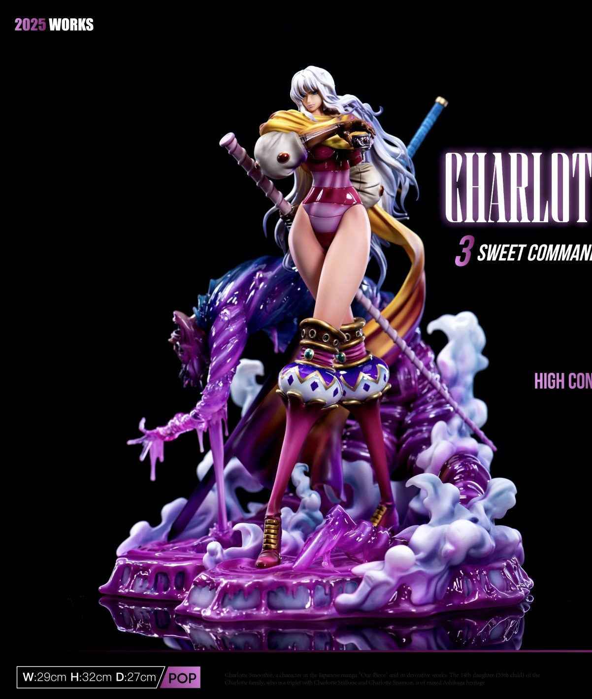 One Piece ~ C2 Studio ~ Minister of Juice Charlotte Smoothie ~ Resin Statue - Santoryu Resins Collectors