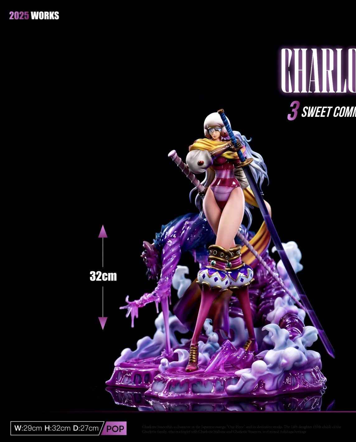 One Piece ~ C2 Studio ~ Minister of Juice Charlotte Smoothie ~ Resin Statue - Santoryu Resins Collectors