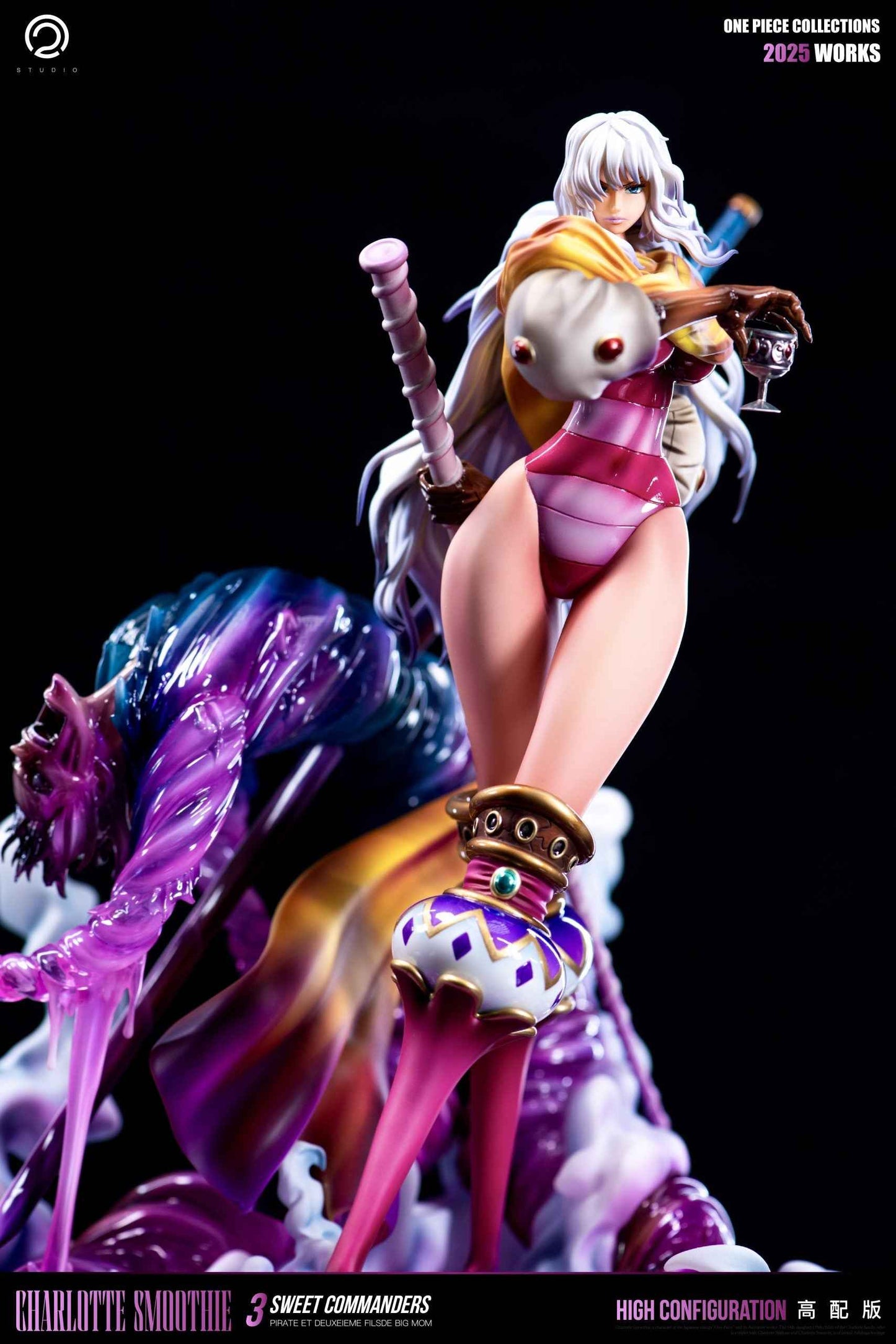 One Piece ~ C2 Studio ~ Minister of Juice Charlotte Smoothie ~ Resin Statue - Santoryu Resins Collectors