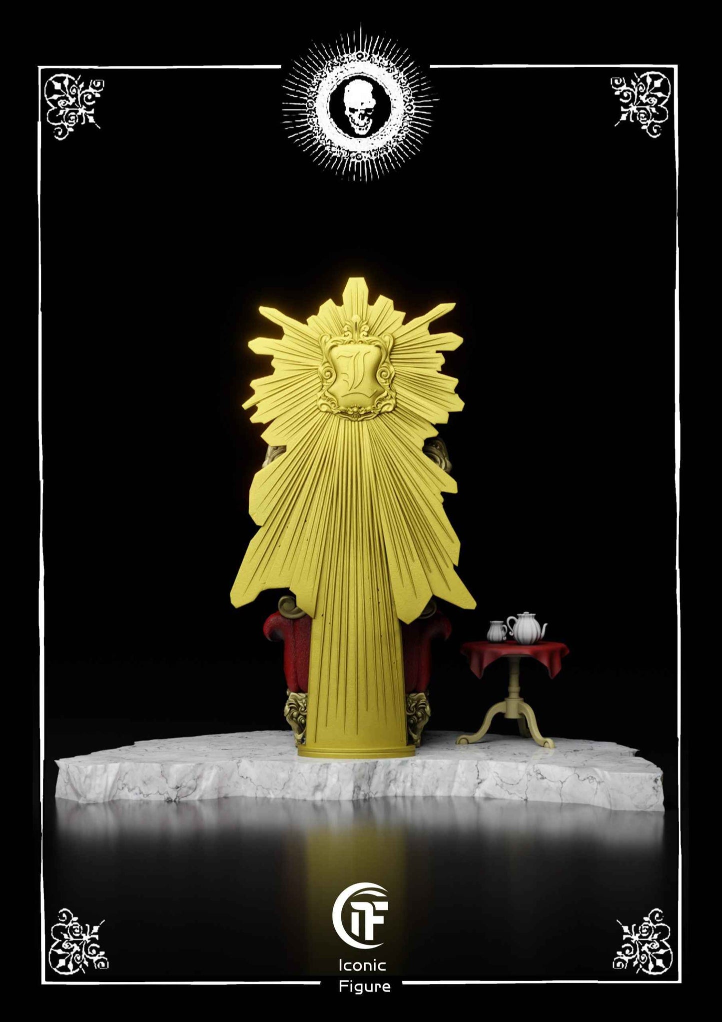 Death Note ~ Iconic Figure (IF) Studio ~ Ryuk, Light Yagami & L Lawliet ~ Resin Statue - Santoryu Resins Collectors