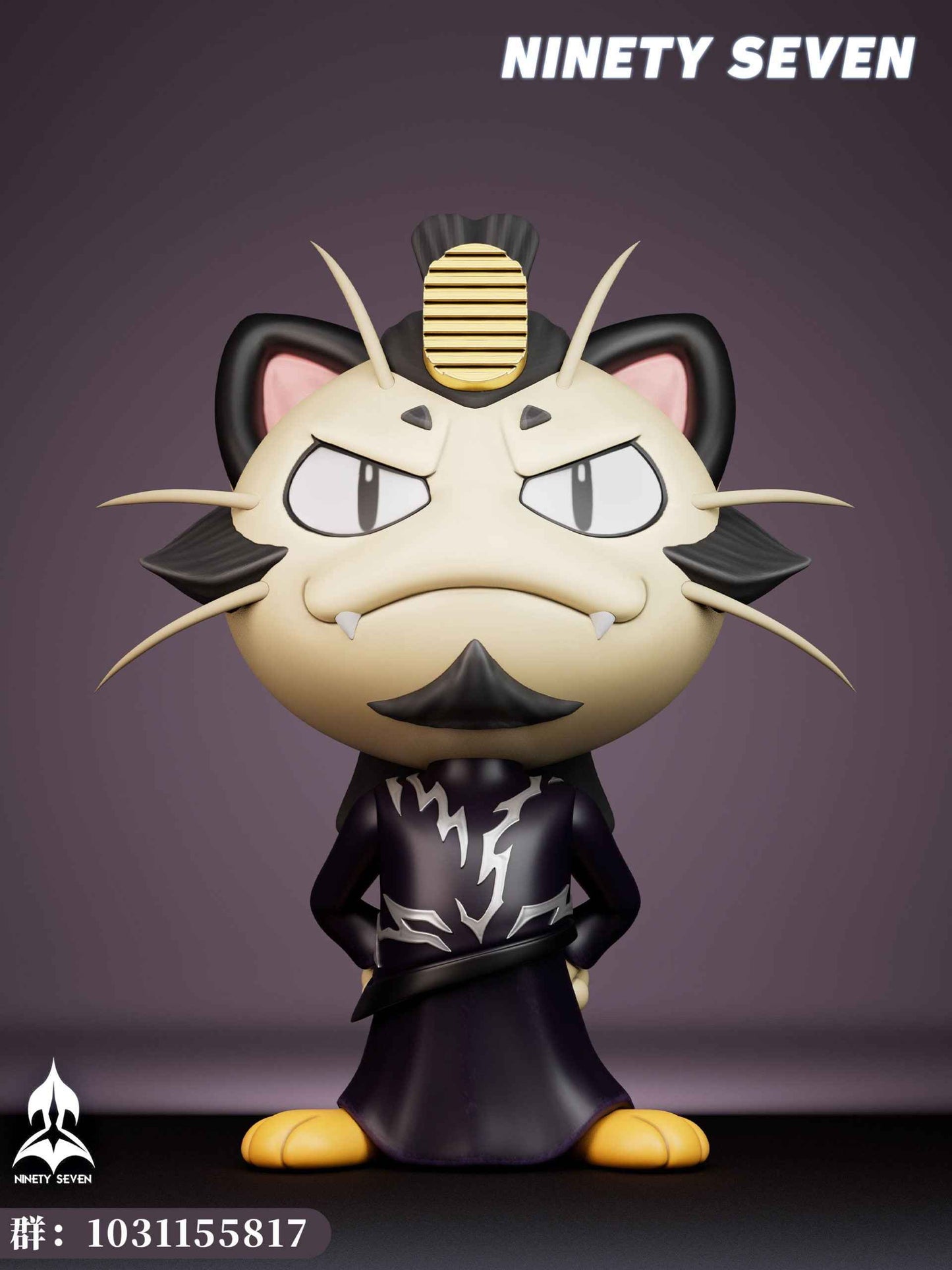 Pokémon ~ Ninety Seven Studio ~ Meowth Cosplay Shen GongBao Ne Zha ~ Resin Statue - Santoryu Resins Collectors