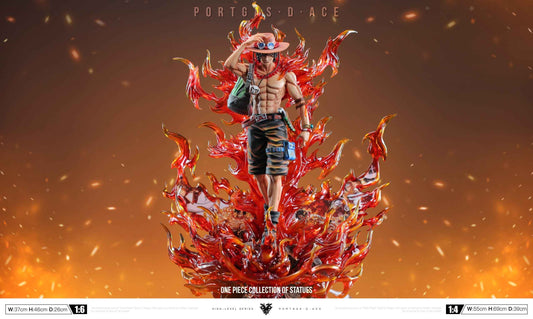 One Piece ~ OKR Studio ~ Portgas D. Ace (Gol D. Ace "Fire Fist") ~ Resin Statue - Santoryu Resins Collectors