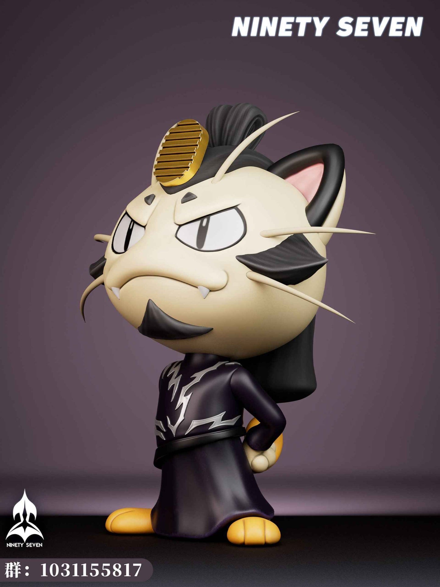 Pokémon ~ Ninety Seven Studio ~ Meowth Cosplay Shen GongBao Ne Zha ~ Resin Statue - Santoryu Resins Collectors